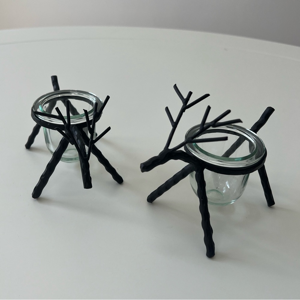 Reindeer tea light holders